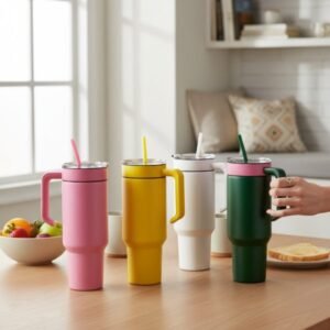 40oz Screw-On Tumbler Handle – Compatible with Not Your Merch 40oz Tumblers (10 Colors)