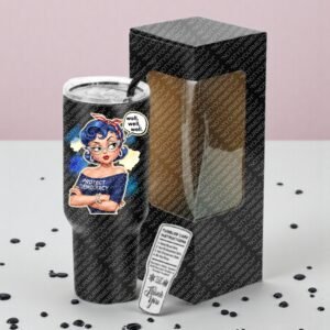 40oz “Well, Well, Well – Protect Democracy” Tumbler – Christina Talks Tea Collab (10 Colors)
