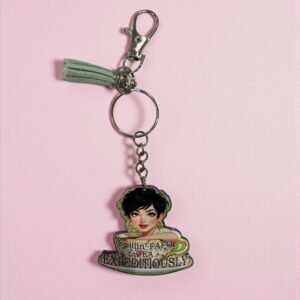 Christina Talks Tea “Spillin’ FAFO Tea Expeditiously” Keychain