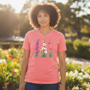 Foxglove Daisy Tulip Graphic T-Shirt – Sweet With a Side of Attitude Tee