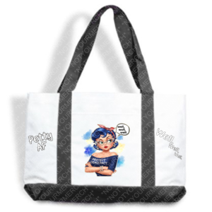 Petty AF “Protect Democracy” Tote Bag – Bold, Reusable Statement Carryall