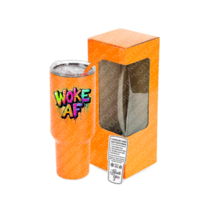 Woke AF – 40oz Stainless Steel Statement Tumbler – 10 Color Options