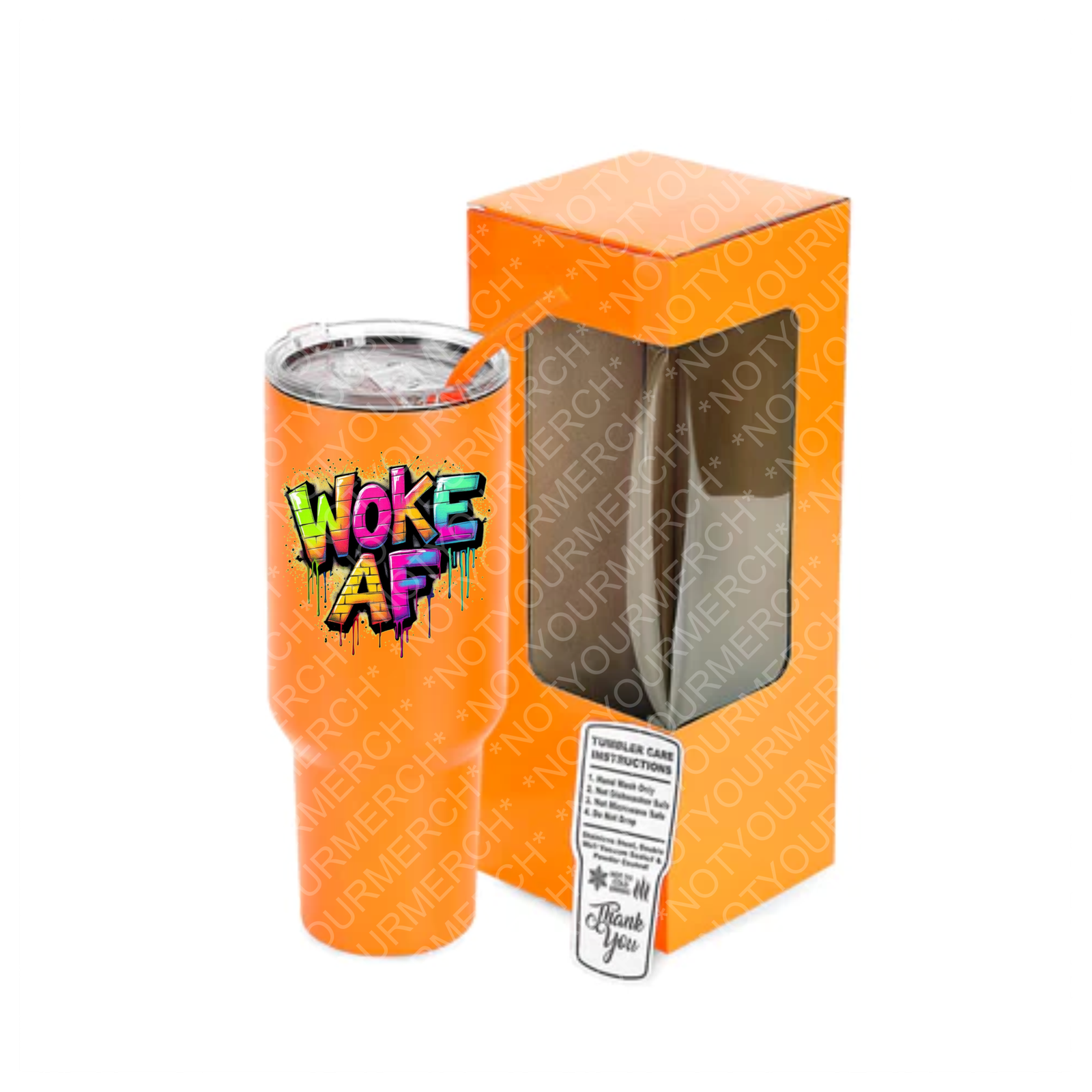 WokeAF40ozOrange
