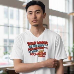 Unisex graphic t-shirt with a bold front print and classic crew neckline