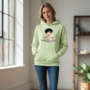 FAFO Tea Expeditiously graphic hoodie featuring an illustrated character and tea-inspired phrase