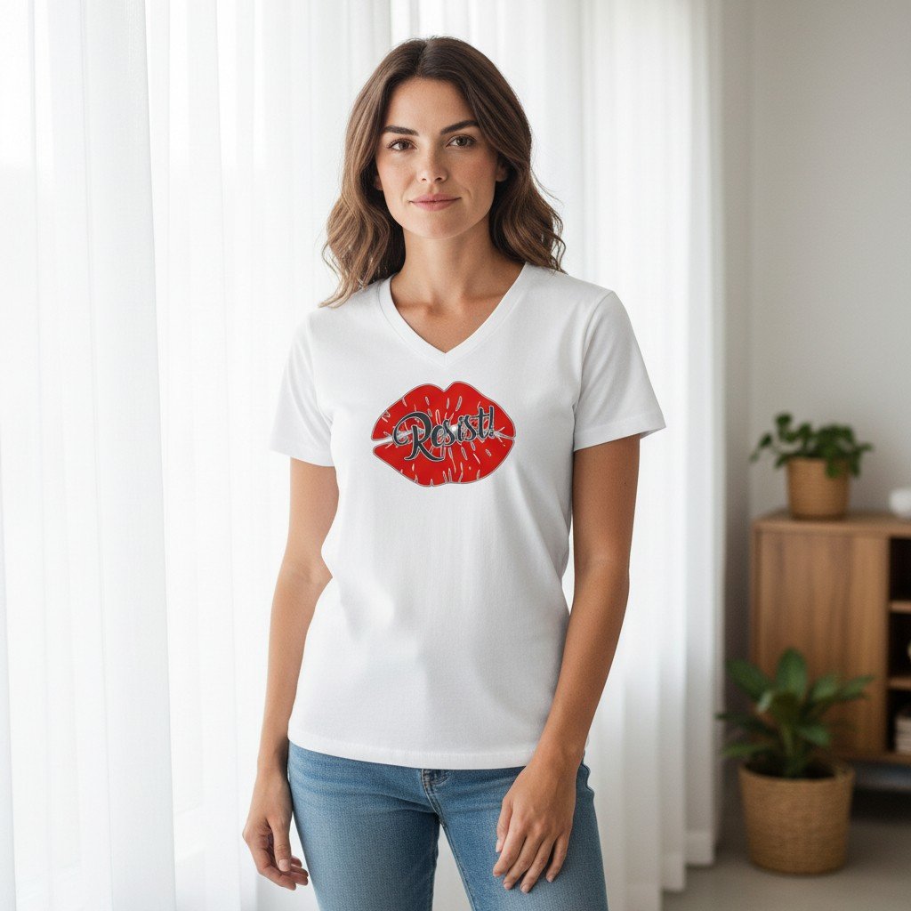 ResistLips Resist lips graphic t-shirt